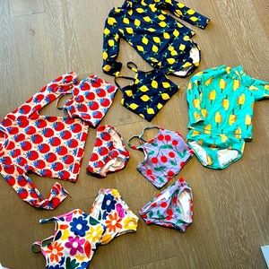 Bundle of Hanna andersson bathing suits - size 5